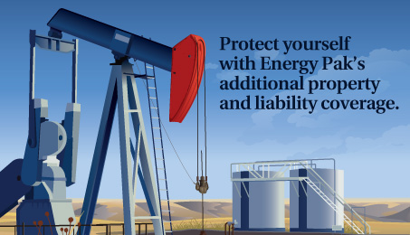 Protect yourself with Energy Pak's additional property and liability coverage.
